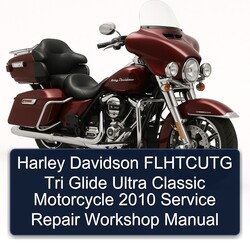 2010 Harley Davidson Ultra Flhtcutg Tri Glide Classic Motorcycle Service Repair Workshop Manual PDF