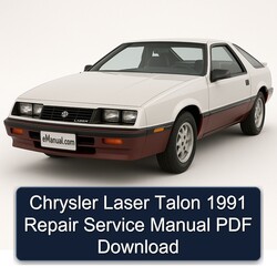 1991 Chrysler Laser Talon Service Repair Workshop Manual PDF