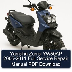 2005-2011 Yamaha Zuma YW50AP Service Repair Workshop Manual PDF