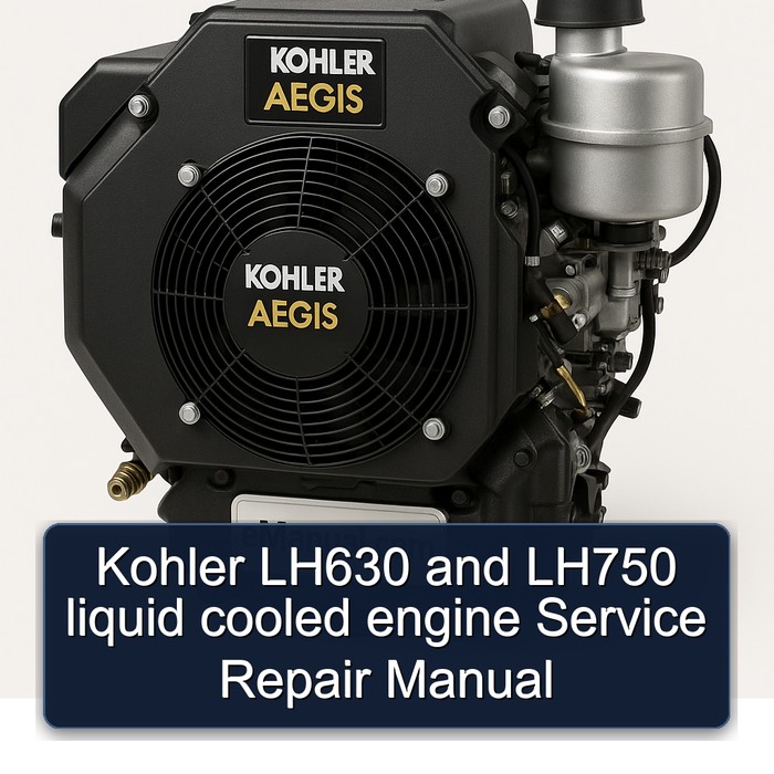 Kohler Aegis Series LH630 LH750 Liquid Cooled Engine Service Repair Workshop Manual PDF