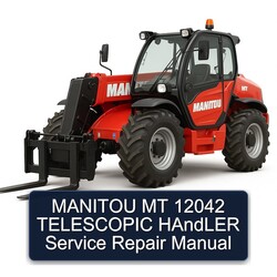 Manitou MT 12042 Telescopic Handler Service Repair Workshop Manual PDF