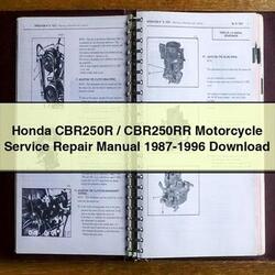 1987-1996 Honda CBR Series Cbr250r/cbr250rr Motorcycle Service Repair Workshop Manual PDF