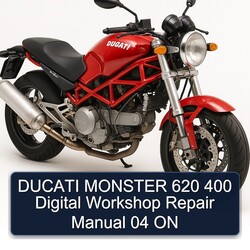 Ducati 620 Monster 400 Digital 04 ON Service Repair Workshop Manual PDF