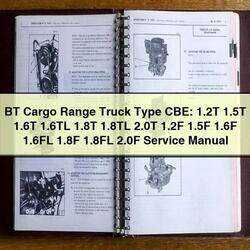 BT Cargo Range Truck Type CBE Service Repair Workshop Manual PDF