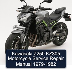 1979-1982 Kawasaki KZ Series Z250 KZ305 Motorcycle Service Repair Workshop Manual PDF