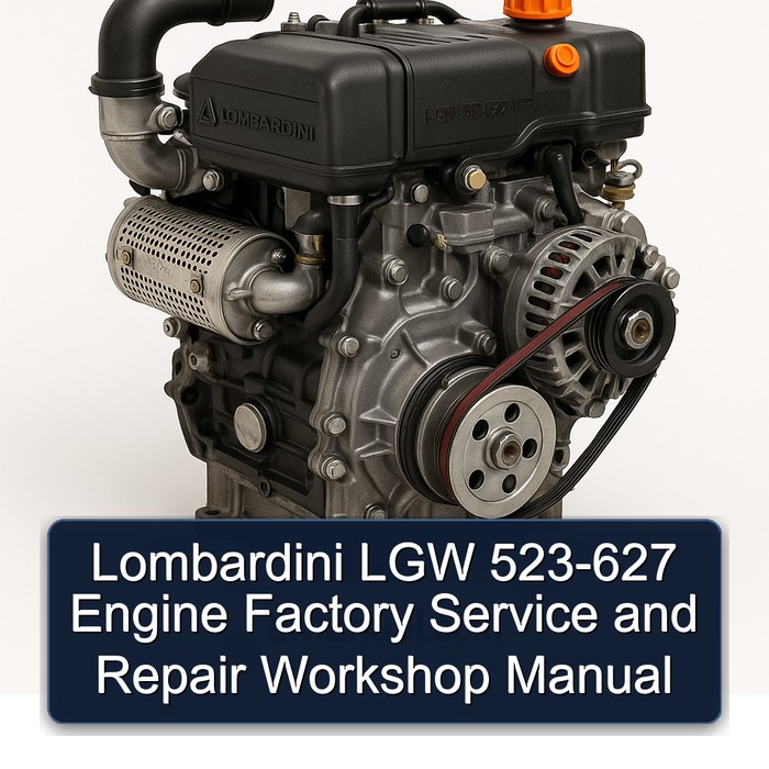 Lombardini LGW 523 627 Series 523-627 Engine Service Repair Workshop Manual PDF
