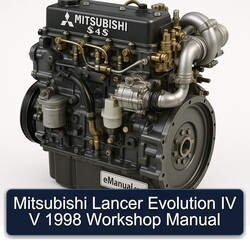 1998 Mitsubishi Lancer Evolution IV V Service Repair Workshop Manual PDF