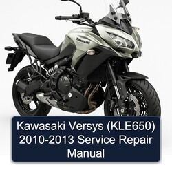 2010-2013 Kawasaki Versys (KLE650) Service Repair Workshop Manual PDF