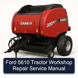 Ford 5610 Tractor Service Repair Workshop Manual PDF