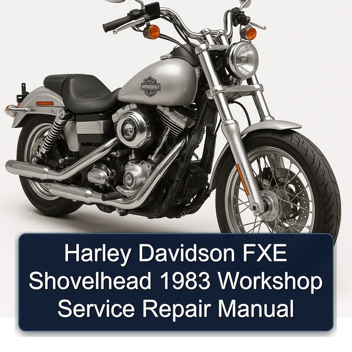 1983 Harley Davidson Model 125 FXE Shovelhead Service Repair Workshop Manual PDF
