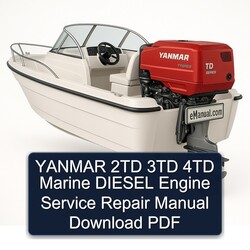 Yanmar 2TD 3TD 4TD Marine Diesel Engine Service Repair Workshop Manual PDF