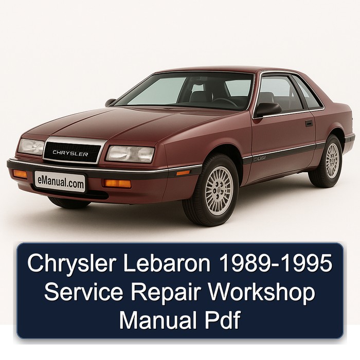 1989-1995 Chrysler Lebaron Service Repair Workshop Manual PDF