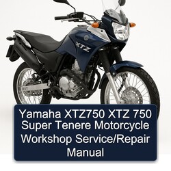 Bajaj Super Yamaha XTZ750 XTZ 750 Tenere Motorcycle Service Repair Workshop Manual PDF