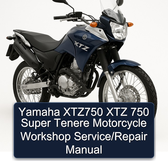 Bajaj Super Yamaha XTZ750 XTZ 750 Tenere Motorcycle Service Repair Workshop Manual PDF
