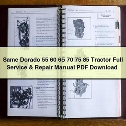 Same Dorado 55 60 65 70 75 85 Tractor Service Repair Workshop Manual PDF