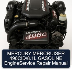 Mercury Mercruiser 496cid/8.1l Gasoline Engineservice Service Repair Workshop Manual PDF