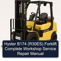 Hyster B174 (R30ES) Forklift Service Repair Workshop Manual PDF