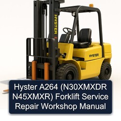 Hyster A264 (n30xmxdr N45xmxr) Forklift Service Repair Workshop Manual PDF