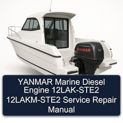 Yanmar Marine Diesel Engine 12LAK-STE2 12lakm-ste2 Service Repair Workshop Manual PDF