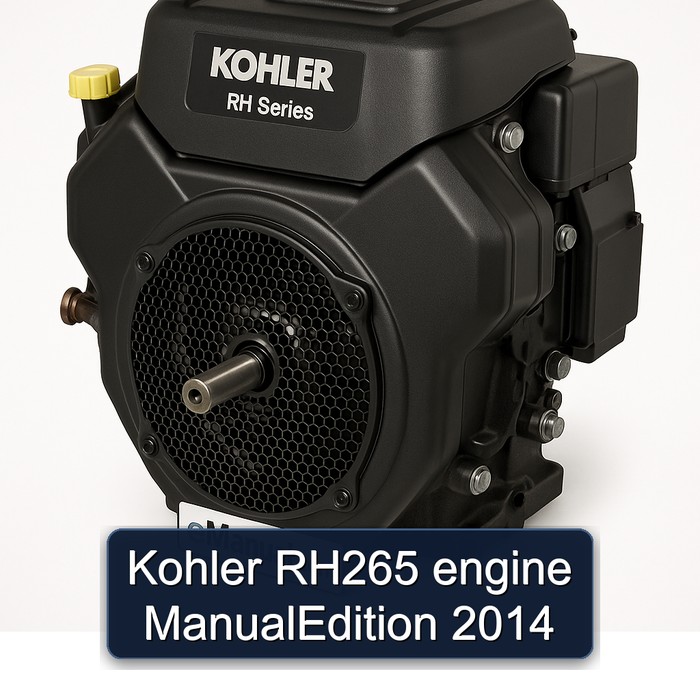 2014 Kohler RH Series RH265 Engine Manualedition Service Repair Workshop Manual PDF