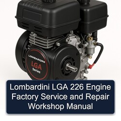 Lombardini LGA Series 226 Engine Service Repair Workshop Manual PDF