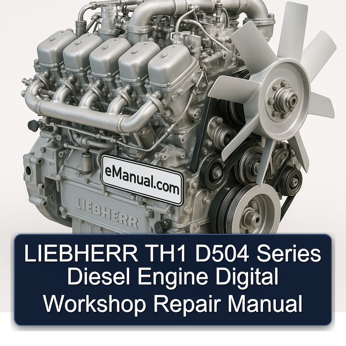 Liebherr Series Manuals TH1 D504 Diesel Engine Digital Service Repair Workshop Manual PDF