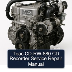 Isuzu 3 CD 1 T Teac Cd-rw-880 Recorder Service Repair Workshop Manual PDF
