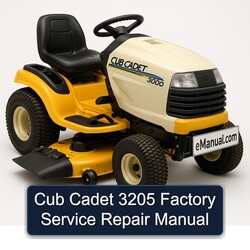 Cub Cadet 3205 Service Repair Workshop Manual PDF