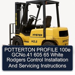 Potterton Profile 100E Gcno.41 605 65 White Rodgers Control Installation Servicing Service Repair Workshop Manual PDF