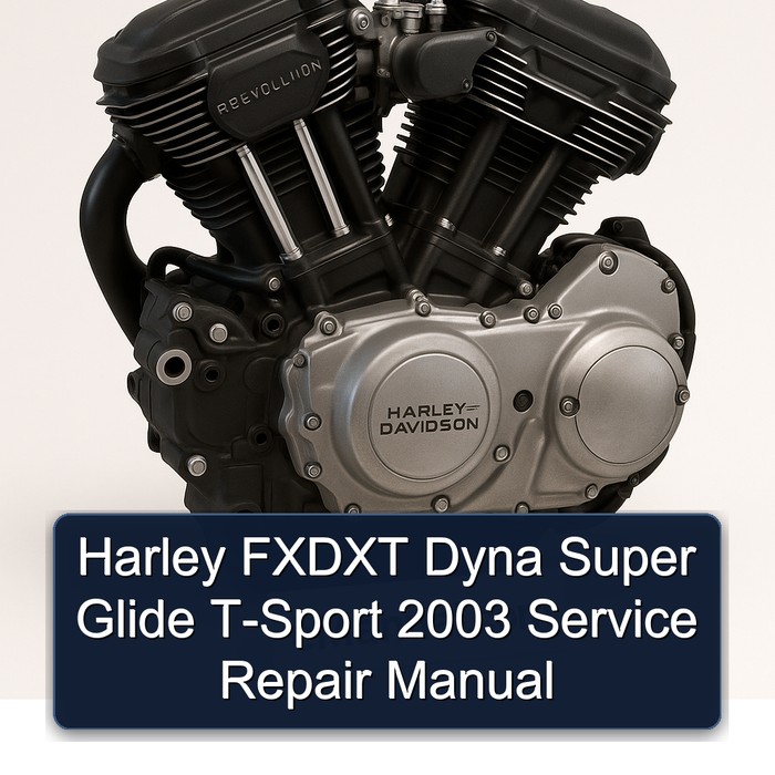 2003 Harley Davidson Super Glide Fxdxt Dyna T-SPORT Service Repair Workshop Manual PDF