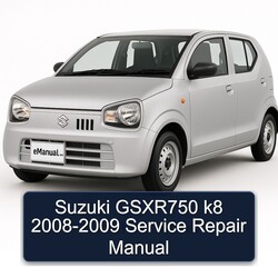 2008-2009 Suzuki Gsxr750 K8 Service Repair Workshop Manual PDF