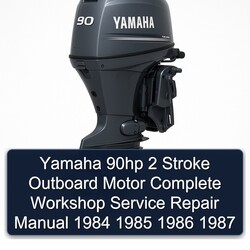 1984-1987 Yamaha 90HP 2 Stroke Outboard Motor Service Repair Workshop Manual PDF
