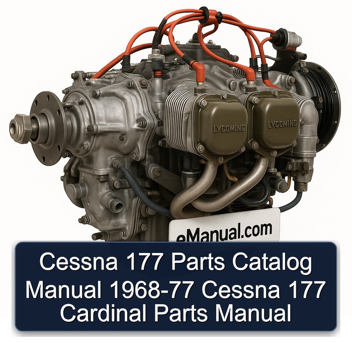 1968-1977 Lycoming O 360 Series Cessna 177 Cardinal Parts Catalog PDF