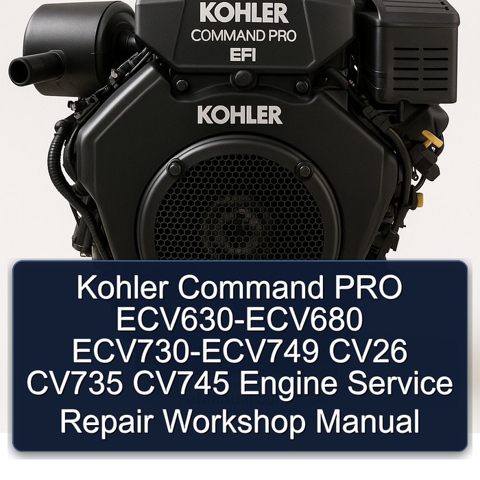 Kohler Command Pro EFI Models Ecv630-ecv680 Ecv730-ecv749 CV26 CV735 CV745 Engine Service Repair Workshop Manual PDF