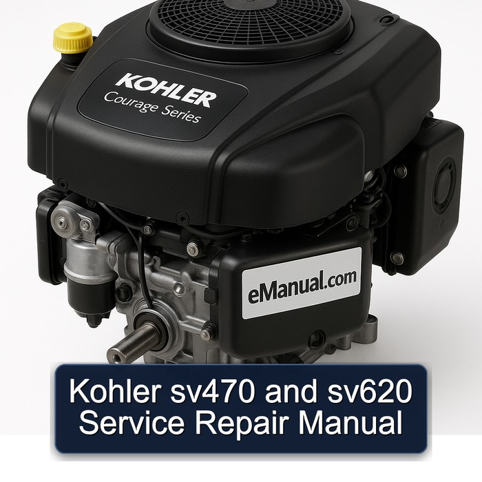 Kohler Courage Series SV470 SV620 Service Repair Workshop Manual PDF