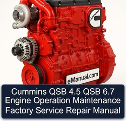 Cummins M Series QSB 4.5 6.7 Engine Operation Service Repair Workshop Manual PDF