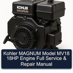 Kohler Magnum Models Model MV18 18HP Engine Service Repair Workshop Manual PDF