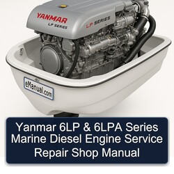 Yanmar 6LP 6LPA Series Marine Diesel Engine Shop Service Repair Workshop Manual PDF