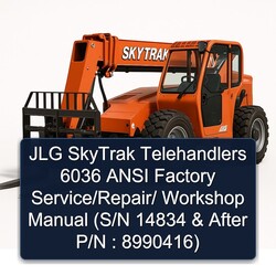 JLG Skytrak Telehandlers 6036 Ansi / (s/n 14834 After P/n : 8990416) Service Repair Workshop Manual PDF