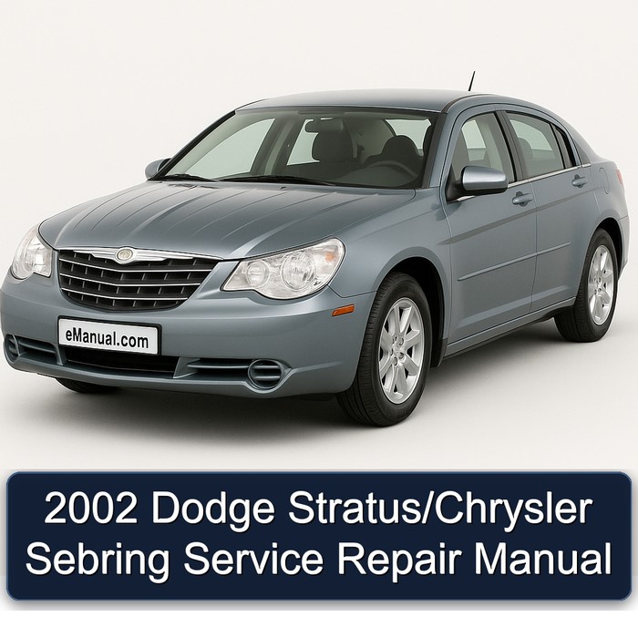 2002 Chrysler Sebring Dodge Stratus/ Service Repair Workshop Manual PDF