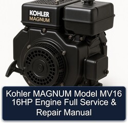 Kohler Magnum Models Model MV16 16HP Engine Service Repair Workshop Manual PDF