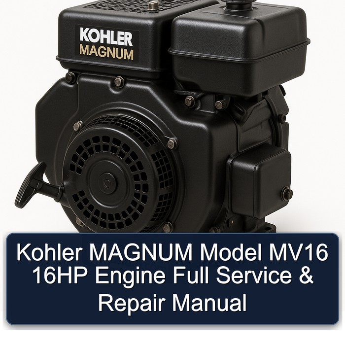 Kohler Magnum Models Model MV16 16HP Engine Service Repair Workshop Manual PDF
