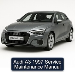 1997 Audi A3 Maintenance Service Repair Workshop Manual PDF