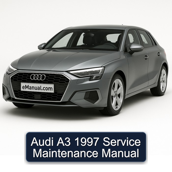 1997 Audi A3 Maintenance Service Repair Workshop Manual PDF