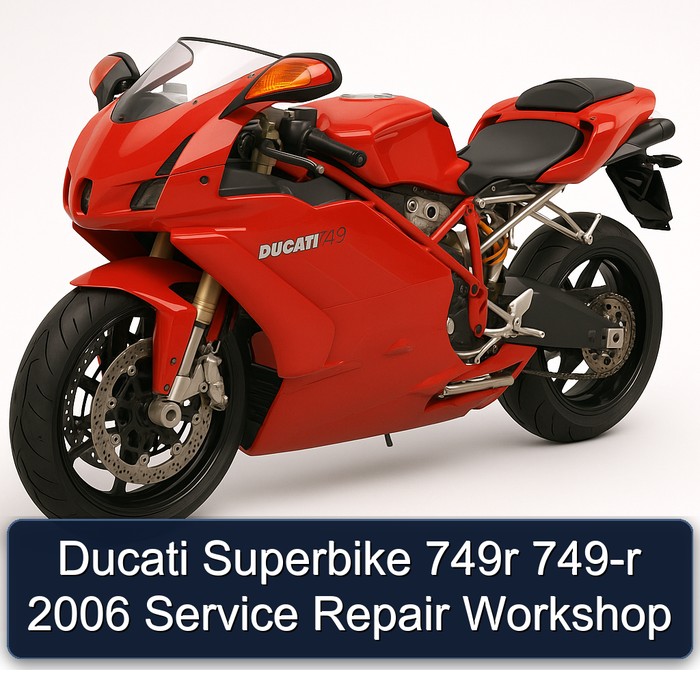 2006 Ducati 749 Superbike 749R -r Service Repair Workshop Manual PDF