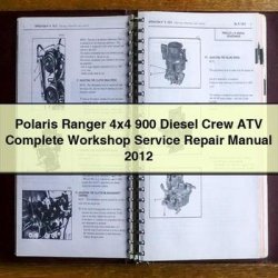 2012 Polaris Ranger 4x4 900 Diesel Crew ATV Service Repair Workshop Manual PDF