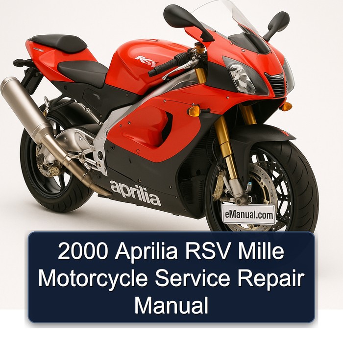 2000 Aprilia RSV Models Mille Motorcycle Service Repair Workshop Manual PDF