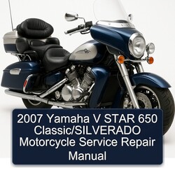 2007 Aprilia Classic Yamaha V Star 650 /silverado Motorcycle Service Repair Workshop Manual PDF