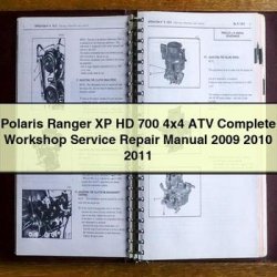 2009-2011 Polaris Ranger XP HD 700 4x4 ATV Service Repair Workshop Manual PDF