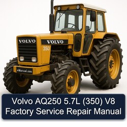 Volvo AQ250 5.7l (350) V8 Service Repair Workshop Manual PDF